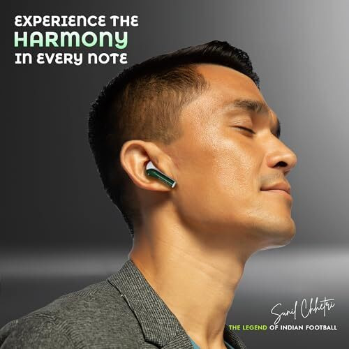 Acwo Dwots 535-V2 In Ear Truly Wireless Earphones Earbuds, Made In India, 60H Playtime, 50Ms Low Latency, Auto Connect With Bluetooth V5.4, 10Mm Bass Boom X Drivers, Luxe Green