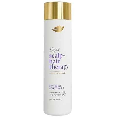 Dove Scalp + Hair Therapy Sulphate Free Density Boost Restoring Conditioner With Niacinamide And Zinc-Peptides For Visibly Denser Hair,1