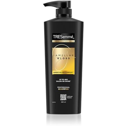 Tresemme Lamellar Gloss Shampoo 580Ml With Amino Gloss Complex | Salon-Like Glossy Hair| Shiny And Smooth Hair