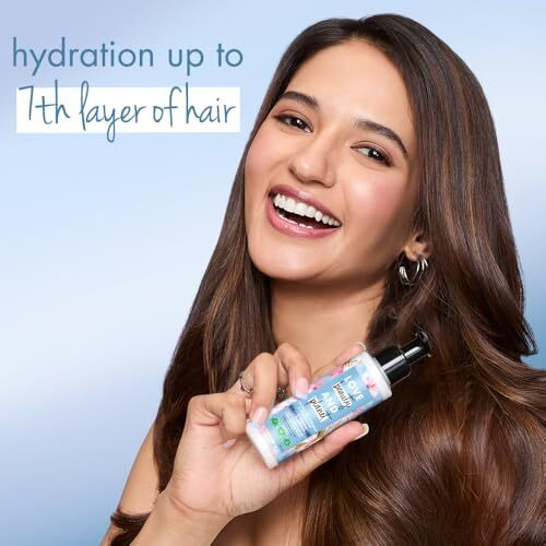 Love Beauty & Planet Jojoba Oil, Hibiscus & Pentavitin Hydrate & Nourish Deep Conditioning Leave In Treatment, 85 Millilitres