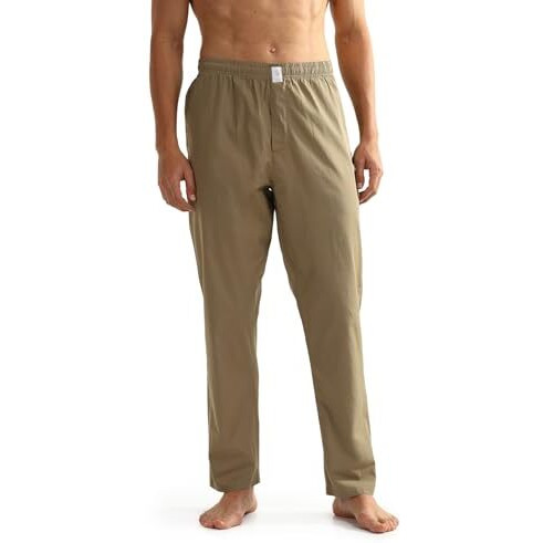 U.S. Polo Assn. Mens Mid Rise Solid Oelp6 Lounge Comfortable Track Pants - Pack Of 1 (Khaki Medium)