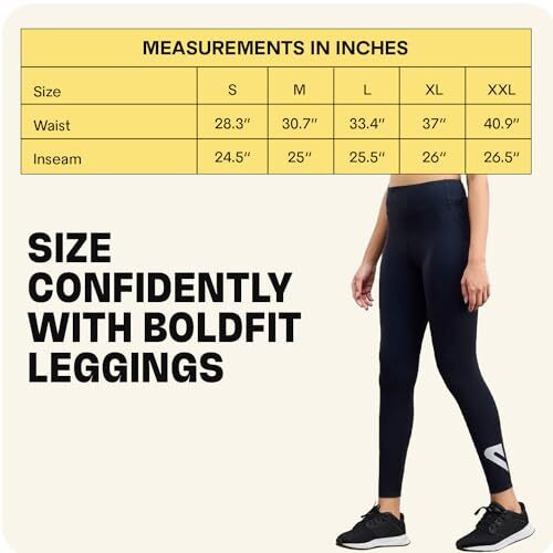 Boldfit Women's Regular Fit (Bftbw5002Rmid Rise Leggingsblackxxl_Black_2Xl)