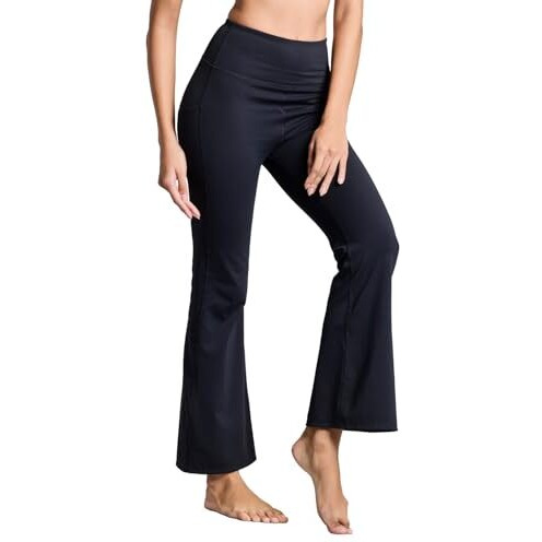 Boldfit Women's Regular Leggings (Bftbw5008Rblackm_Black, High Rise, Medium