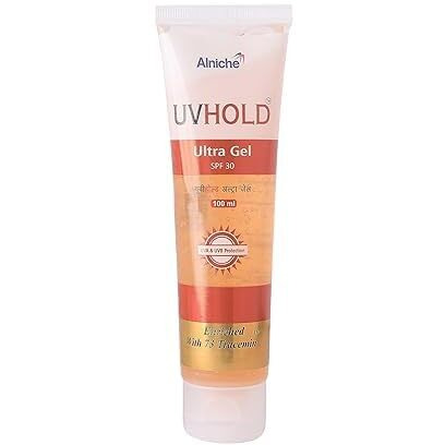 Alniche Uvhold Ultra Gel Spf 30 Uva & Uvb Protection Sunscreen Gel For All Skin Types Uv Rays Protect Sunscreen Gel For Women & Men