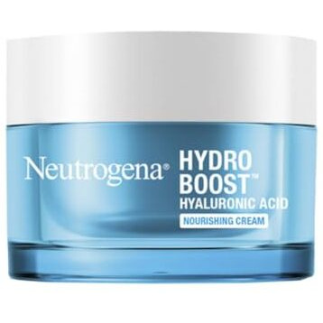 Neutrogena Hydro Boost Hyaluronic Acid Nourishing Cream | Enriched With Ceramides, Amino Acids | 72-Hour Deep Hydration | All Skin Types | For Men & Women 50G