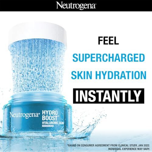 Neutrogena Hydro Boost Hyaluronic Acid Nourishing Cream | Enriched With Ceramides, Amino Acids | 72-Hour Deep Hydration | All Skin Types | For Men & Women 50G