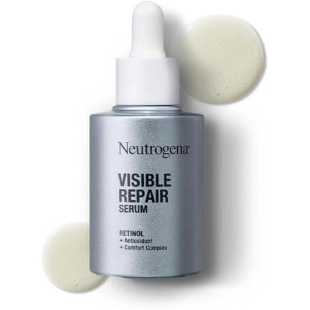 Neutrogena Visible Repair Retinol Serum Boosts Collagen For Anti-Ageing, Wrinkles & Fine Lines 30Ml