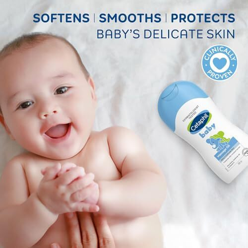 Cetaphil Baby Massage Oil, 200 Ml, White