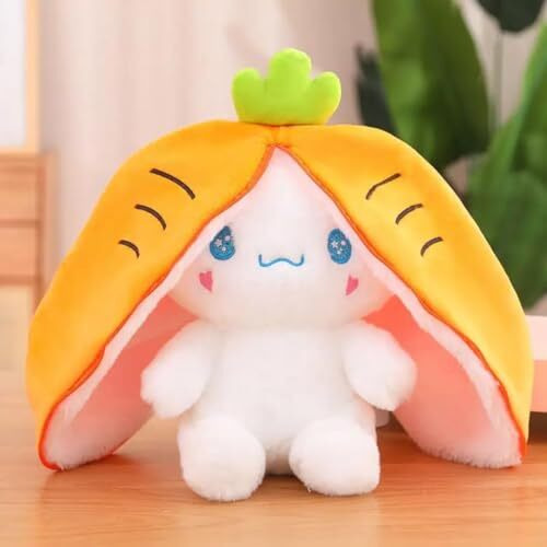 Besties Plush Toy Reversible Dog Soft Toy | Easter Dog Stuffed Animal Cute Dog Plushie | Birthday Gift For Boys Girls And Kids (34 Cm, Orange Dog)