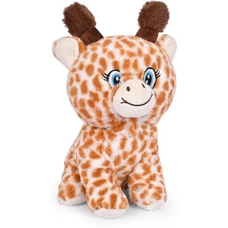 Besties Kids Sitting Girrafe Print Animal Soft Toy For Girls/Kids | Stuffed Plush Animal | Ideal For Birthdays & Special Occasions - Height 30 Cm