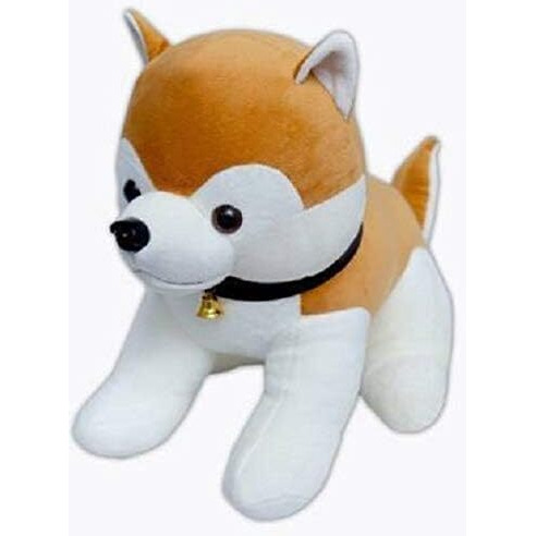 Besties Soft Plush Cute Husky Dog For Kids Plush Animal Soft Stuffed For Kids (Size  25 Cm) (Brown)