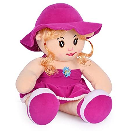 Besties Beautiful Looking Smiling Baby Doll 35 Cmsoft Toy/Stuffed Soft Plush Toy For Kids Baby Love Girl Birthday Gifts Decoration (35 Cm, Purple)