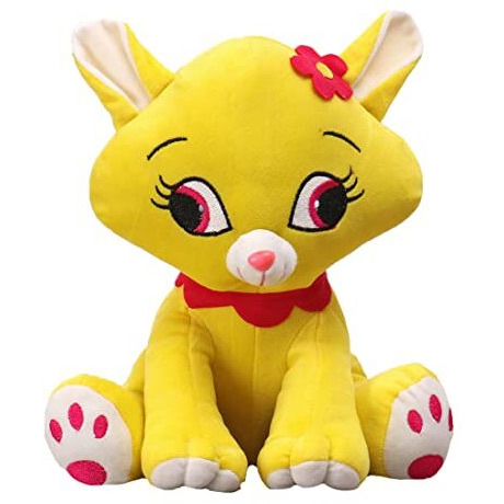 Playtoons Stuffed Animals Soft Toys (33 Cm, Adorable Cat -Yellow)