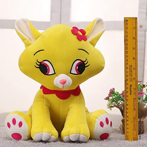 Playtoons Stuffed Animals Soft Toys (33 Cm, Adorable Cat -Yellow)