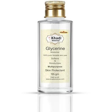 Khadi Omorose Glycerine (Pure And Unscented) For Soft And Moisturize Skin | 125 Gram