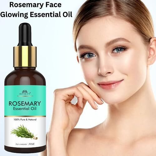 Intimify Rosemary Essential Oil For Hair Growth For Women & Men | Reduce Acne| Moisturize Skin | For All Skin & Hair Types (30 Ml)