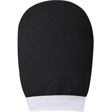 Sellbotic Exfoliating Bath Glove For Dead Skin Body | Scrub Glove For Dead Skin Black| Gentle On The Skin | Improves Circulation Stimulates | Unisex | Easy To Use| (Black)