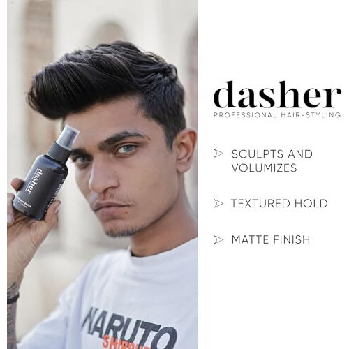 Dasher Sea Salt Spray (100 Ml) Hair Volume, Texture, Smooth Hair With Bhringraj, Vitamin E - Hair Styling, Pack Of 1