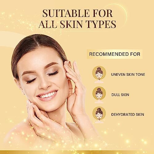 Ozone Illuminous Gold Facial Kit | For All Skin Type | With 6 Easy Step Organic Facial Kit For Natural Golden Glow, Radiant & Luminous Skin | For Men & Women | 60 Gm (Single Use)