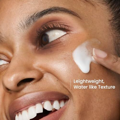 Hyphen 1% Hyaluronic Ultra Light Water Sunscreen Spf 50 Pa ++++ | Broad Spectrum & Blue Light Protection | No White Cast | 5% Antioxidants Niacinamide Vitamin E | Korean Sun Cream For Men Women | 50Ml