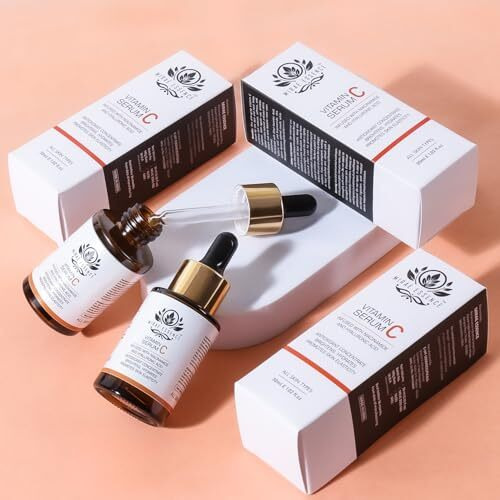 Mirae Essence Vitamin C Face Serum | With Niacinamide & Hyaluronic Acid | Brightening & Hydrating | Reduces Dark Spots & Pigmentation | Anti-Aging | Glowing Skin For Men & Women | All Skin Types | 30Ml