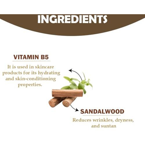 Veda Harvest Sandalwood Powder 300Gm For Glowing Skin,De Tan, Oil Control, Fades Acne Scars & Ageing Marks | Chandan Powder | Sandalwood Powder For Face Pack |