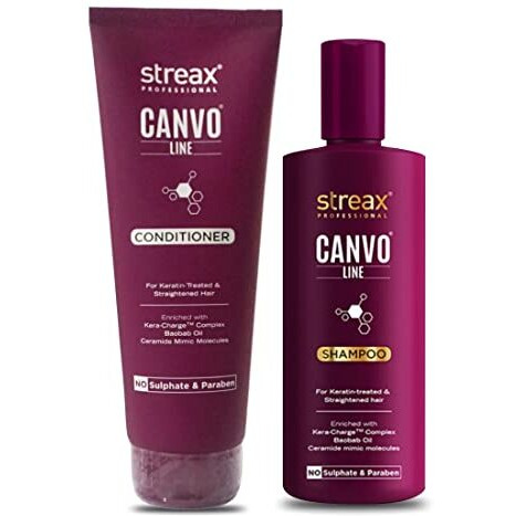 Streax Professional Canvoline Shampoo & Conditioner Combo (300Ml | 240 Ml)