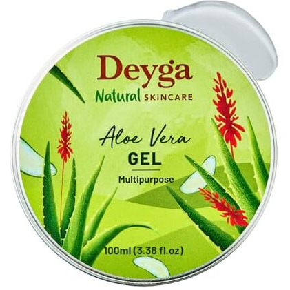 Deyga Aloe Vera Gel | Multipurpose Gel | Aloe Vera Gel For Skin, Face, And Hair | Suits All Skin Type | Men & Women (100G) Pack Of 1