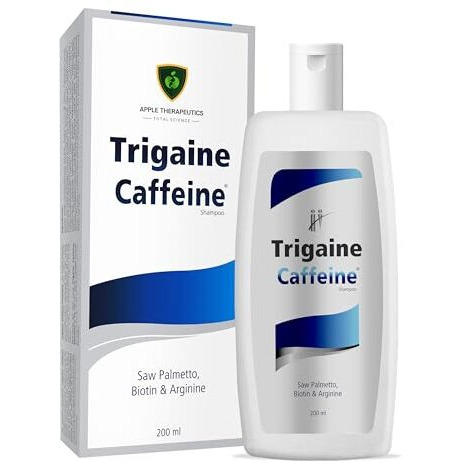 Trigaine Caffeine Anti Hair Fall Shampoo 200Ml | Scalp Shampoo For Hair Fall Dermatologist Recommended For Dull Dry & Damaged Hair | Sulphate Free Formula | Men & Women