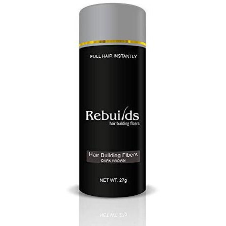 Rebuilds Hair Building Fibers, Dark Brown, 27 Grams
