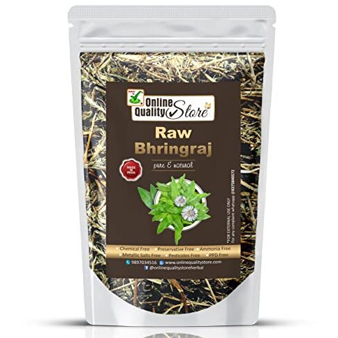Online Quality Store Raw Bringaraj/Bringraj Dry Leaves/Bhringraj Leaves/Bhangra - Eclipta Alba/False Daisy/Keshraj-100G