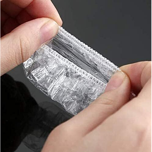 Hubture Clear Waterproof Ear Protectors  100-Pack Disposable Ear Covers For Hair Dye, Shower, Hair Treatments, And Care  Durable Pe Material, Universal Fit, Lightweight And Portable