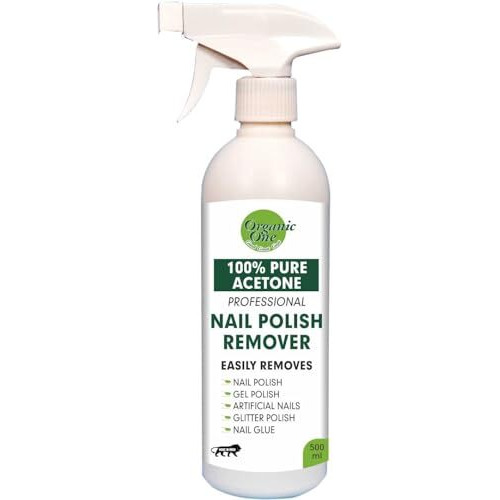 Generic Acetone Nail Polish Remover - 500 Ml | Professional Grade Formula | Fast Drying | Nourishing | Removes Easily | Versatile Use | No Residue