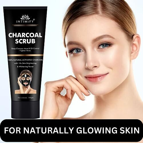 Intimify Charcoal Peel Off Mask | Removes Blackheads And Whiteheads | Anti Pollution | For Men & Women (100 Gm)