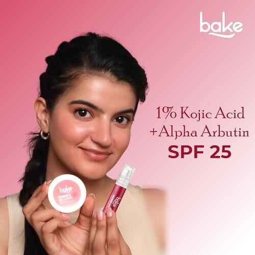 Bake 1% Kojic Acid Beetroot Tinted Brightening Lip Balm Oil For Dark & Pigmented Lips With Spf 25 Pa++++ With Alpha Arbutin - 15G