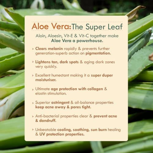 Nat Habit Vit-C Aloevera Gel Moisturizer For Face | Brightening, Hydration And Collagen Boost With Orange & Kiwi| Suitable For Dry Skin, Normal Skin And Sensitive Skin | Daily Use Moisturizer | 50G