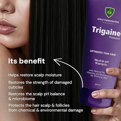 Trigaine Shampoo 200Ml | Ph Balanced Best Daily Shampoo For Heat Treated & Color Damaged Hair | Protein Intensive Dermatologist-Recommended Everyday Use For Women & Men