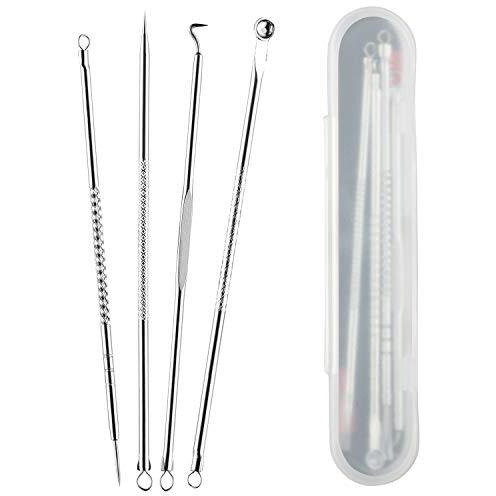 Beaut Secrets Basics Blackhead Acne Removal Needle Kit 4 Pcs Cleaning Tool Blemish Pimple Comedone For Women And Men