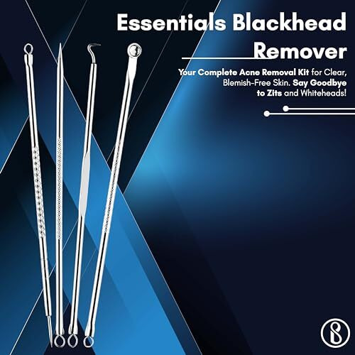 Beaut Secrets Basics Blackhead Acne Removal Needle Kit 4 Pcs Cleaning Tool Blemish Pimple Comedone For Women And Men