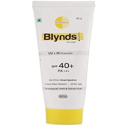 Blynds Emulgel Spf40 + Pa++-Best Sunscreen 50G-Spf Spf40 + Pa+++ For All Skins (Pack Of 1-50 Gm)