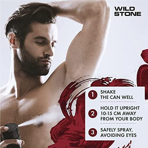Wild Stone Ultra Sensual Long Lasting Spray Deodorant For Men, Pack Of 2 (225Ml Each)