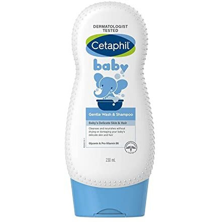 Galderma Cetaphil Baby Gentle Wash And Shampoo (230Ml) - Pack Of 2