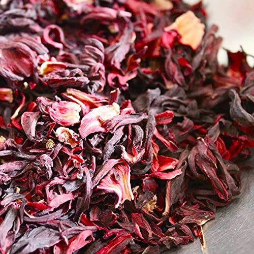 The Forest Herbs Natural Care From Nature Raw Hibiscus|Dry Hibiscus Flower|Rosa-Sinensis For Hair Care&Facepack|Gudhal Ka Phool For Hair Growth,Skin Care| Pure Raw Form (100G (Pack Of 1)),(1 Count)