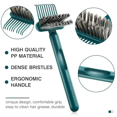 Hodaqe Hair Brush Cleaner Brush Tool For Hair Brush Cleaner Comb Mini Hair Dirt Remover Brush