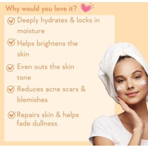 Wishcare Pure Glow Vitamin C Face Cream For Women & Men - Day & Night Cream - For Glowing, Bright, Young And Pigmentation Removal - With Hyaluronic Acid, Niacinamide, Oranges, Berries & Turmeric-50 Gm (Pgfc50)