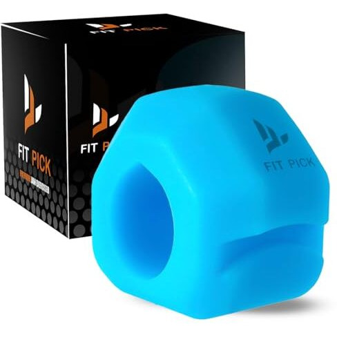 Fit Pick Pro Jawline Exerciser, Powerful Jawline Shaper Tones Jaw, Face & Neck, Jawline Exerciser Tool Men & Women - Defines Jawline, Helps Reduce Craving Stress Jaw Exerciser For Men & Women For Strengthening & Toning Facial Muscles