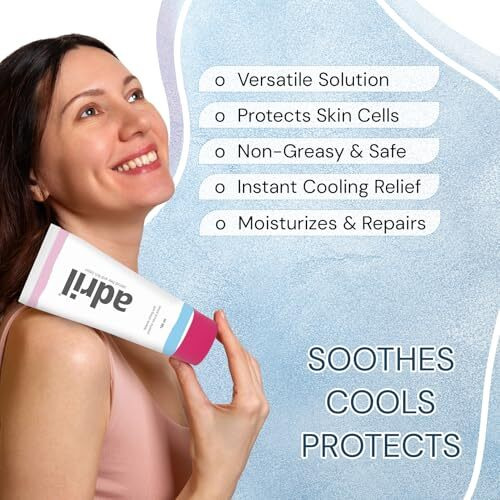Adril Anti-Itch Lotion 100Ml | Dermatologist Prescribed Lotion For Itchy Skin, Rashes, Pregnancy Itch | Natural Ingredients With Camphor, Menthol & Vitamin E | Hypoallergenic, Non-Greasy Lotion