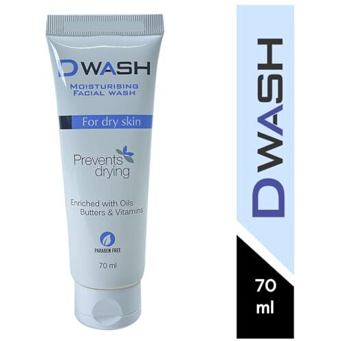 Dwash Creamy Moisturising Face Wash-70Ml