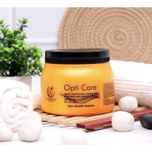 Greensilky Smooth Professional Straight Hair Ultra Smoothing Masque Shea Butter 490Gm,1 Count