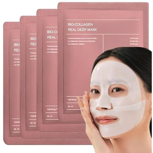 Shayonam Pack Of 1 Collagen Overnight Face Mask | Korean Glass Skin Hydrogel Mask For Deep Hydration, Pigmentation, Anti-Aging & Pore Minimizing | Hyaluronic Acid, Niacinamide, Vitamin E & Centella